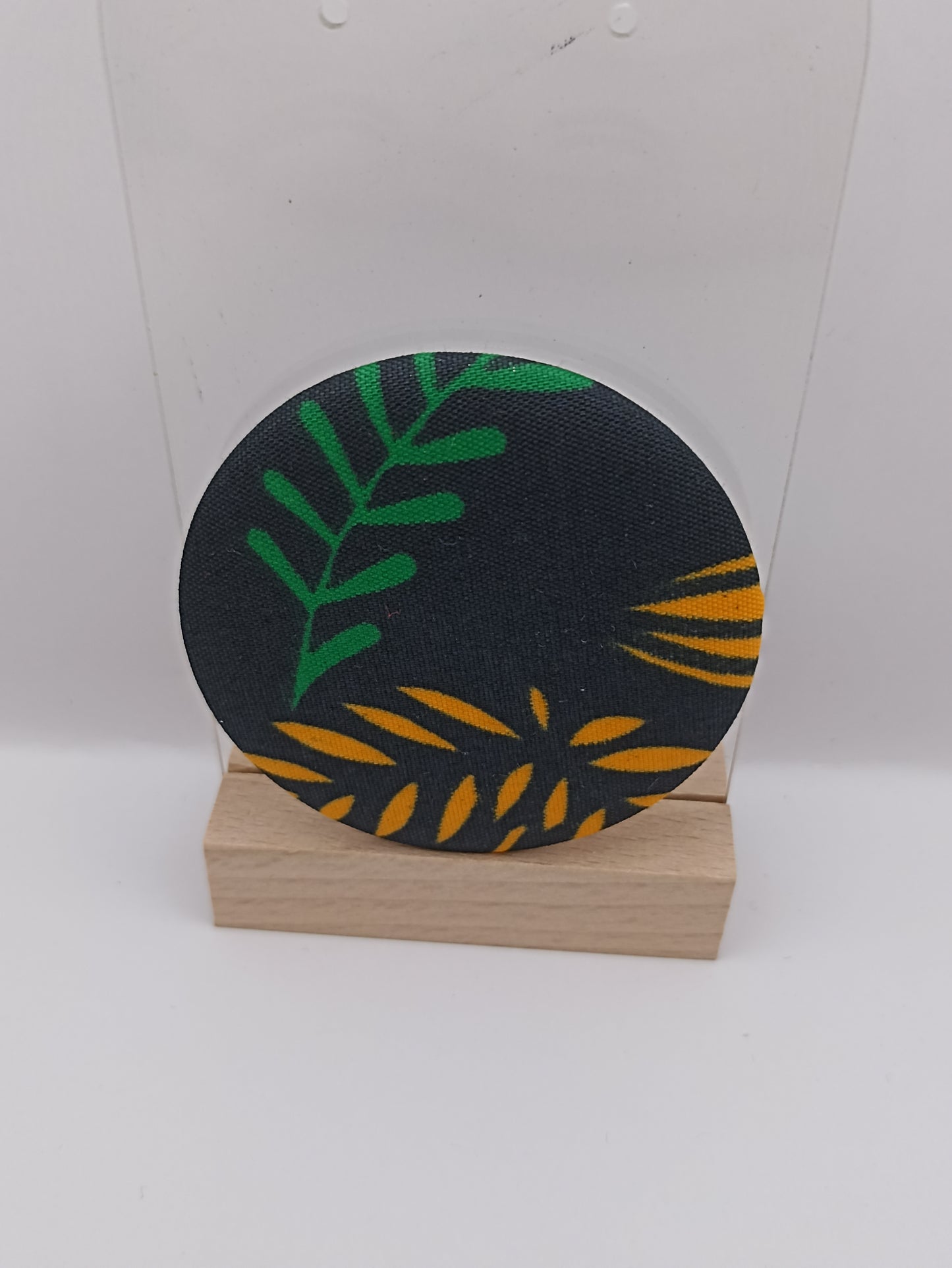 Miroir de poche - tissus wax