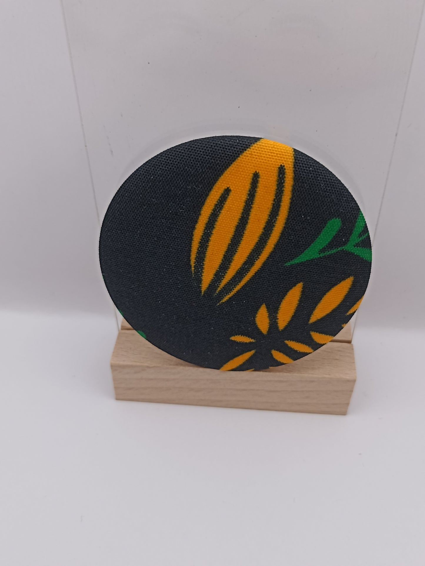 Miroir de poche - tissus wax