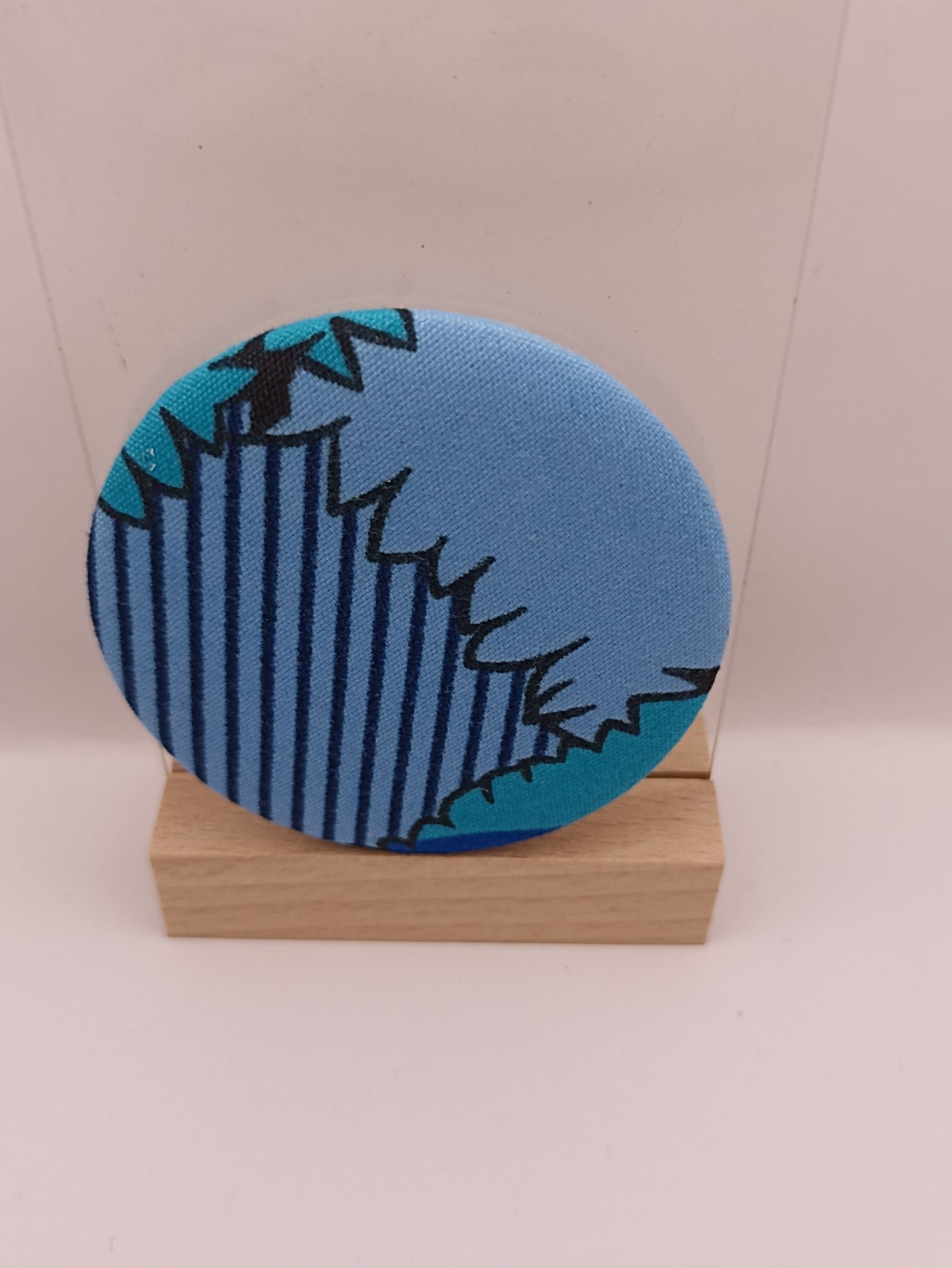 Miroir de poche - tissus wax