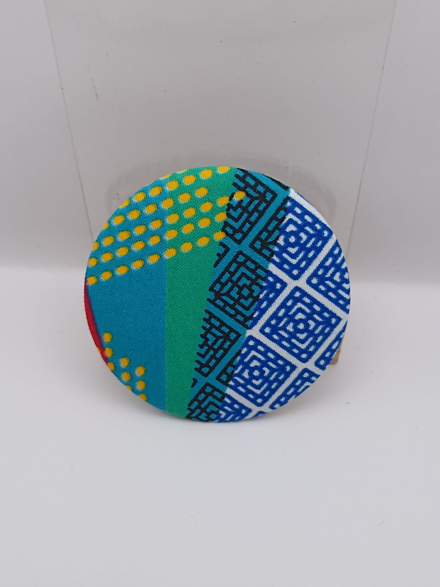 Miroir de poche - tissus wax