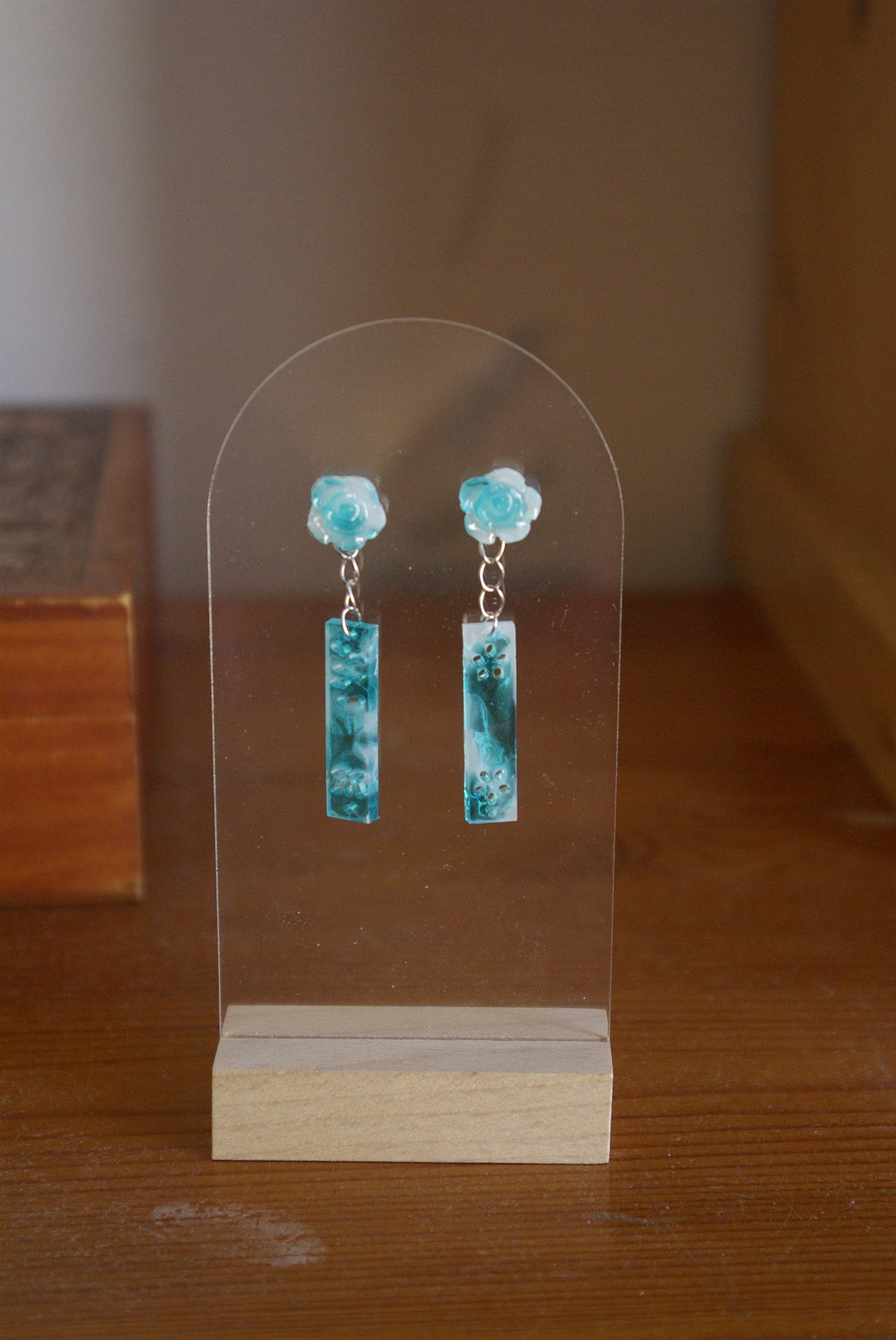 Boucle d'oreille Collection Rose
