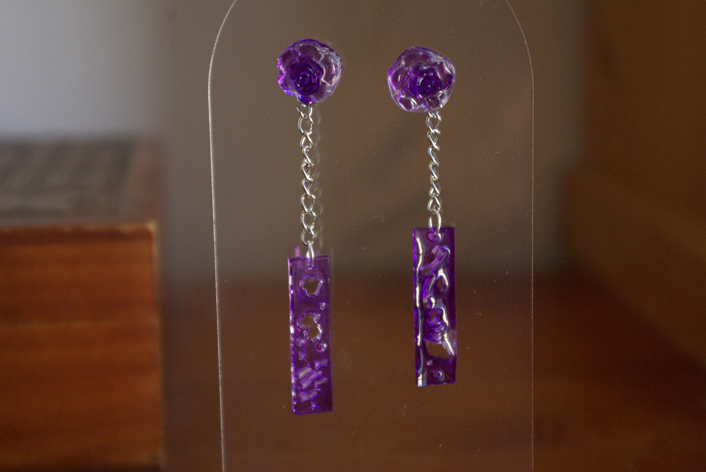 Boucle d'oreille Collection Rose