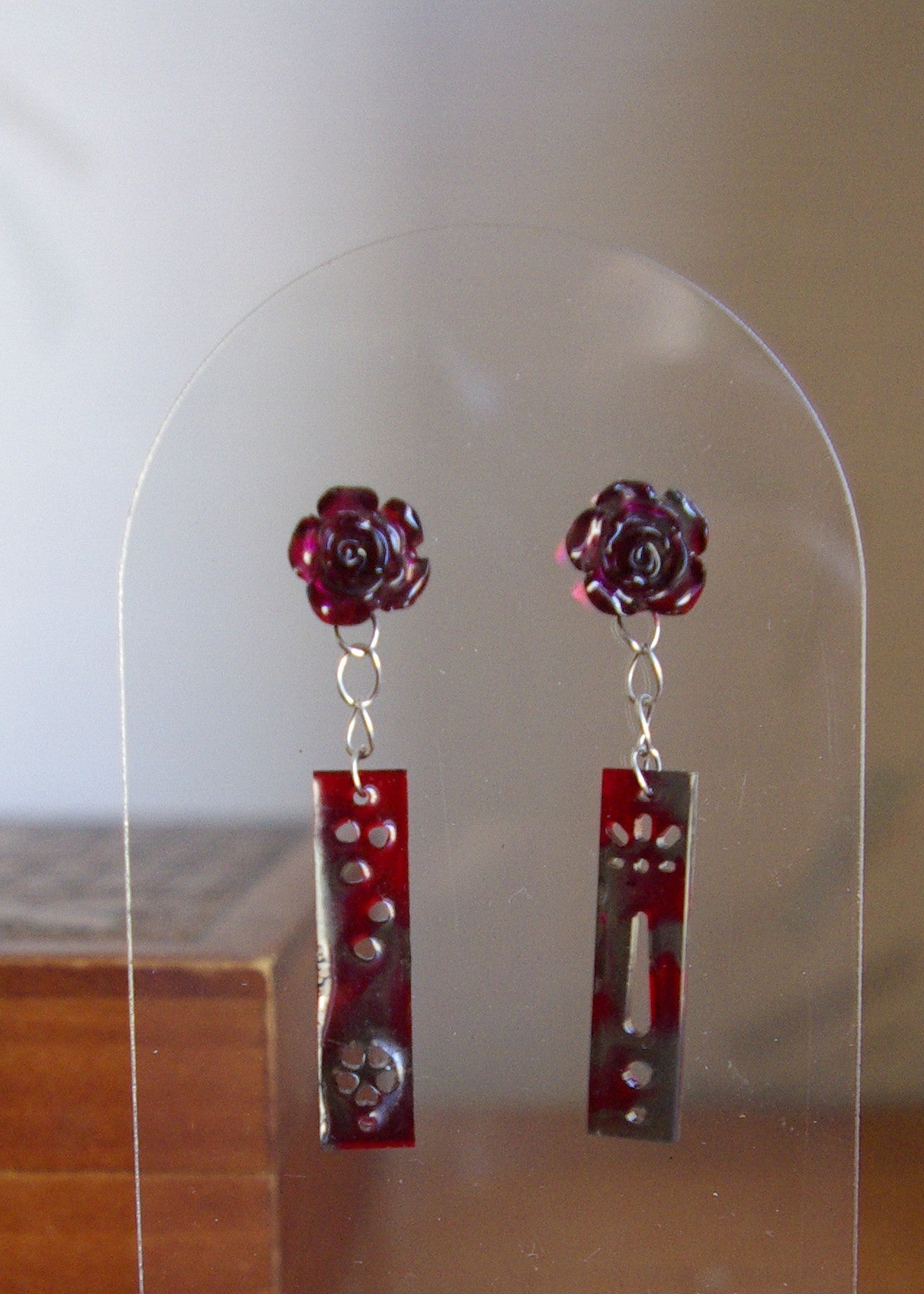 Boucle d'oreille Collection Rose