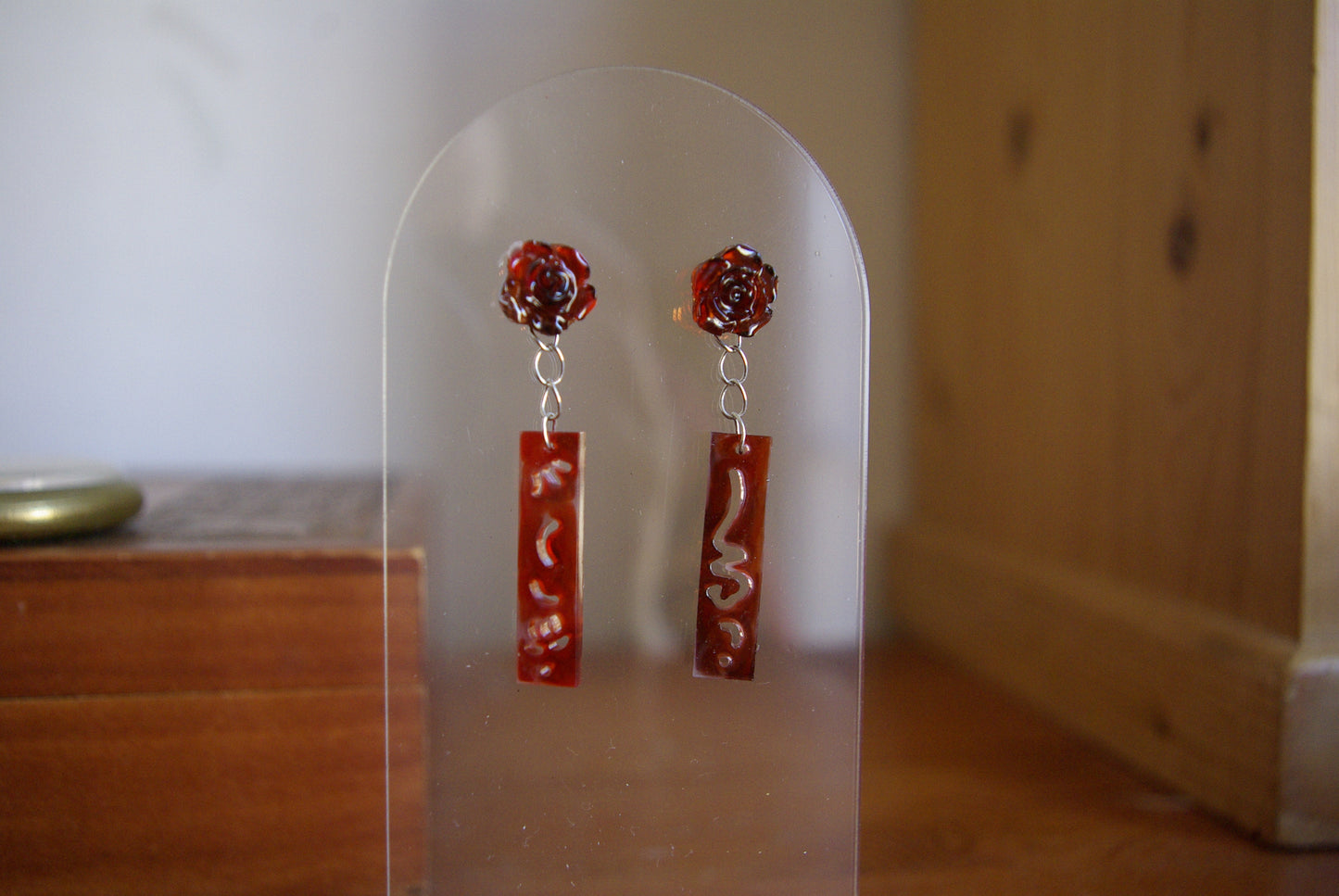 Boucle d'oreille Collection Rose