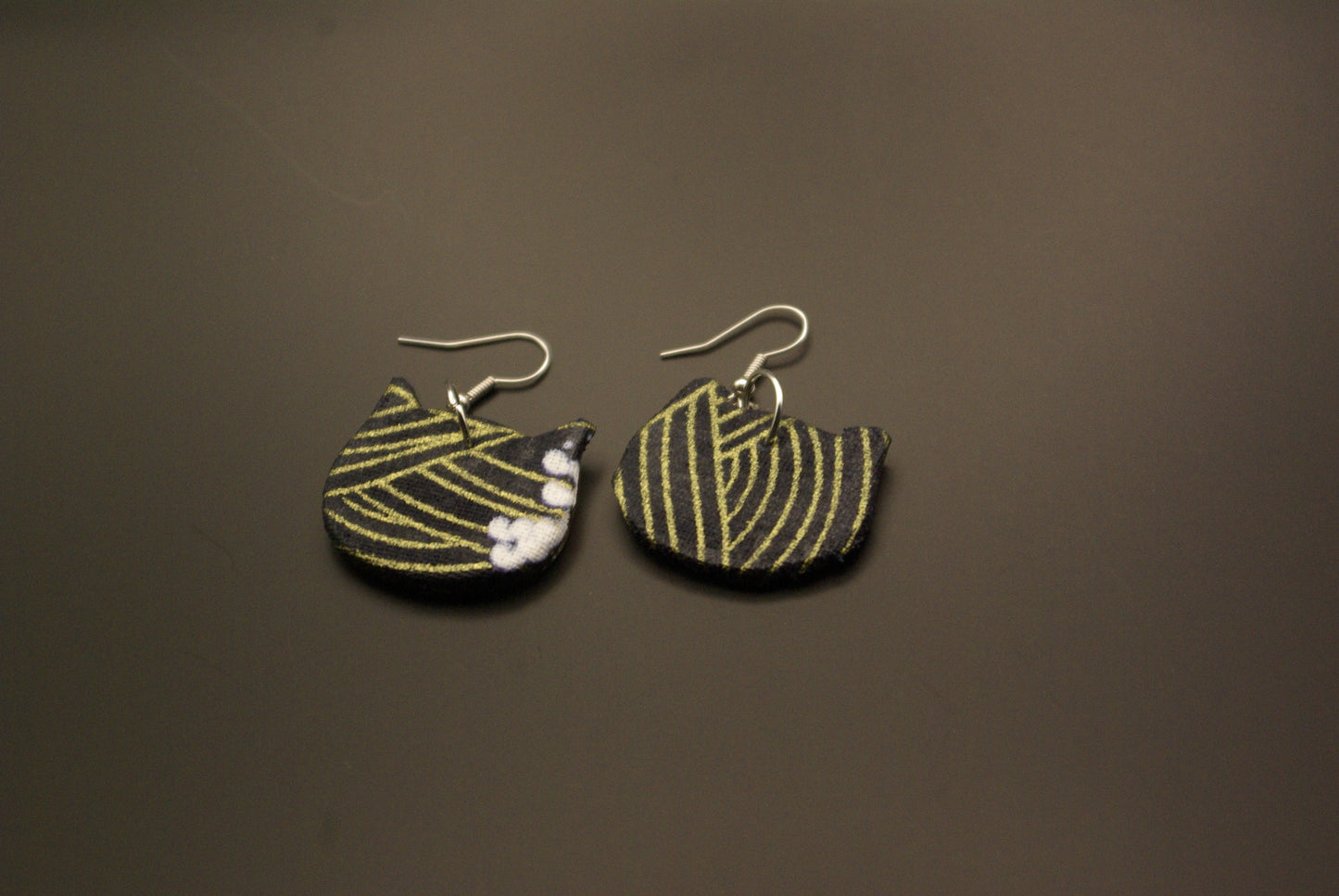 Boucle d'oreille chat