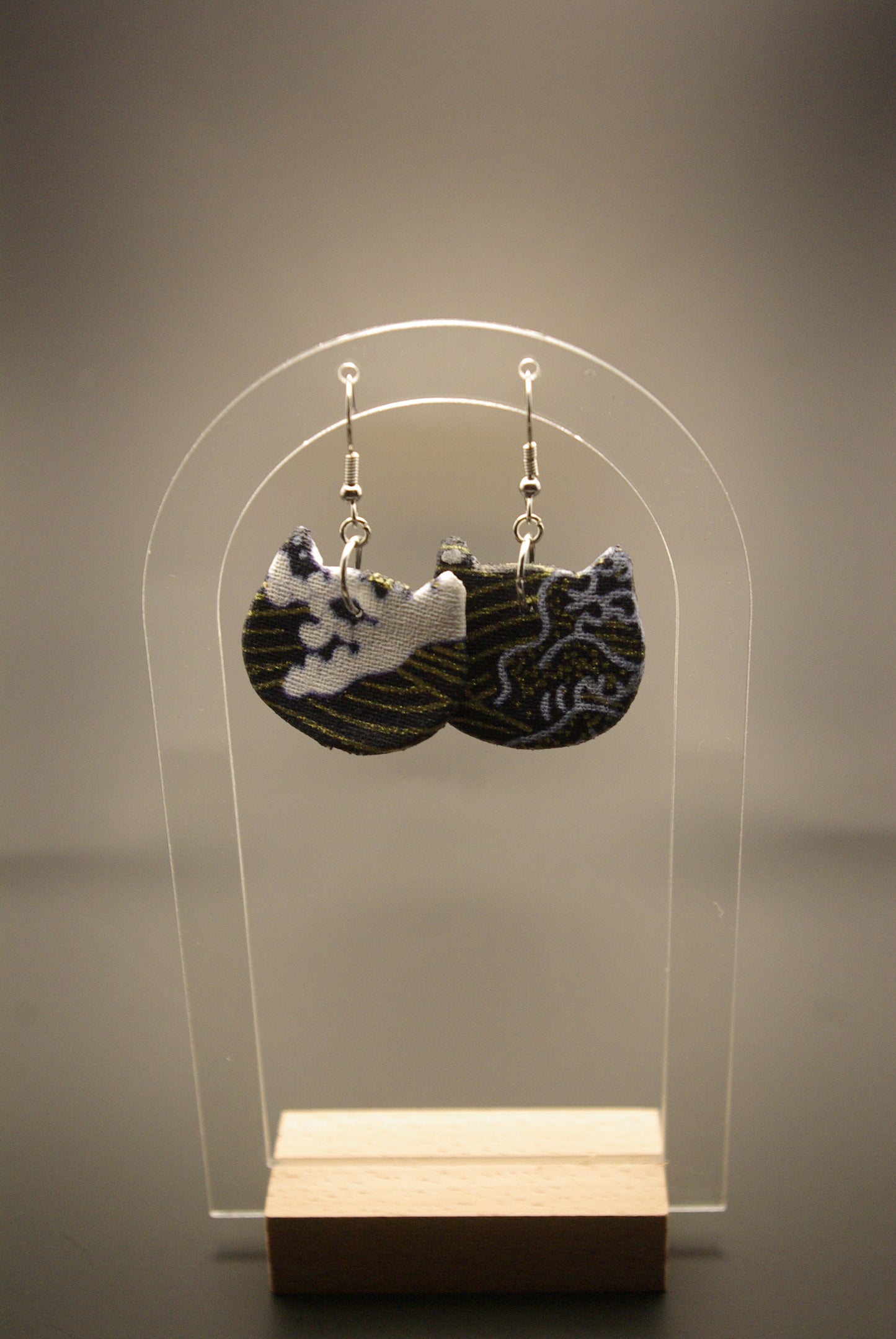 Boucle d'oreille chat
