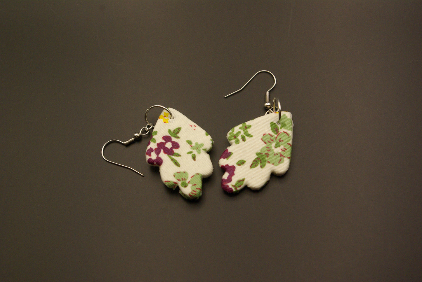 Boucle d'oreille feuille