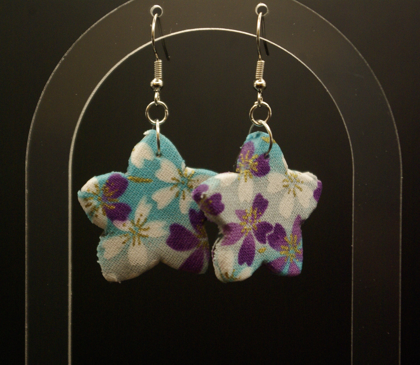 Boucle d'oreille fleur
