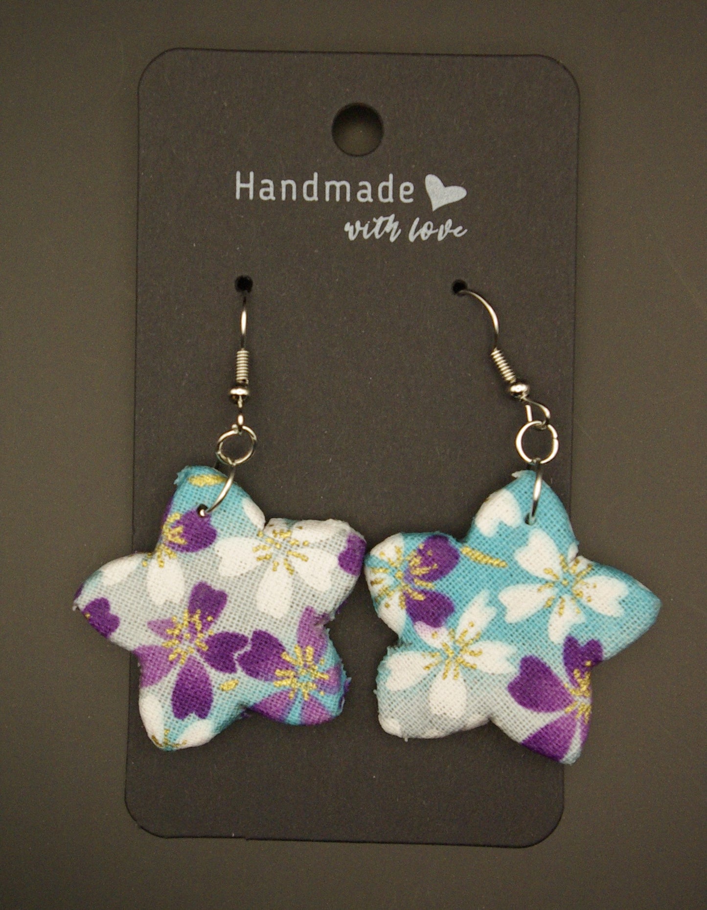 Boucle d'oreille fleur