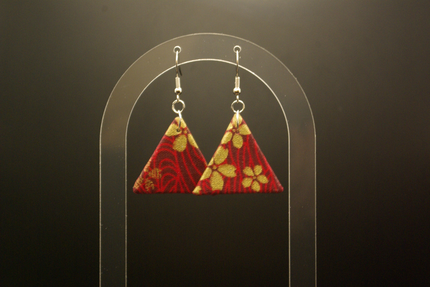 Boucle d'oreille triangle