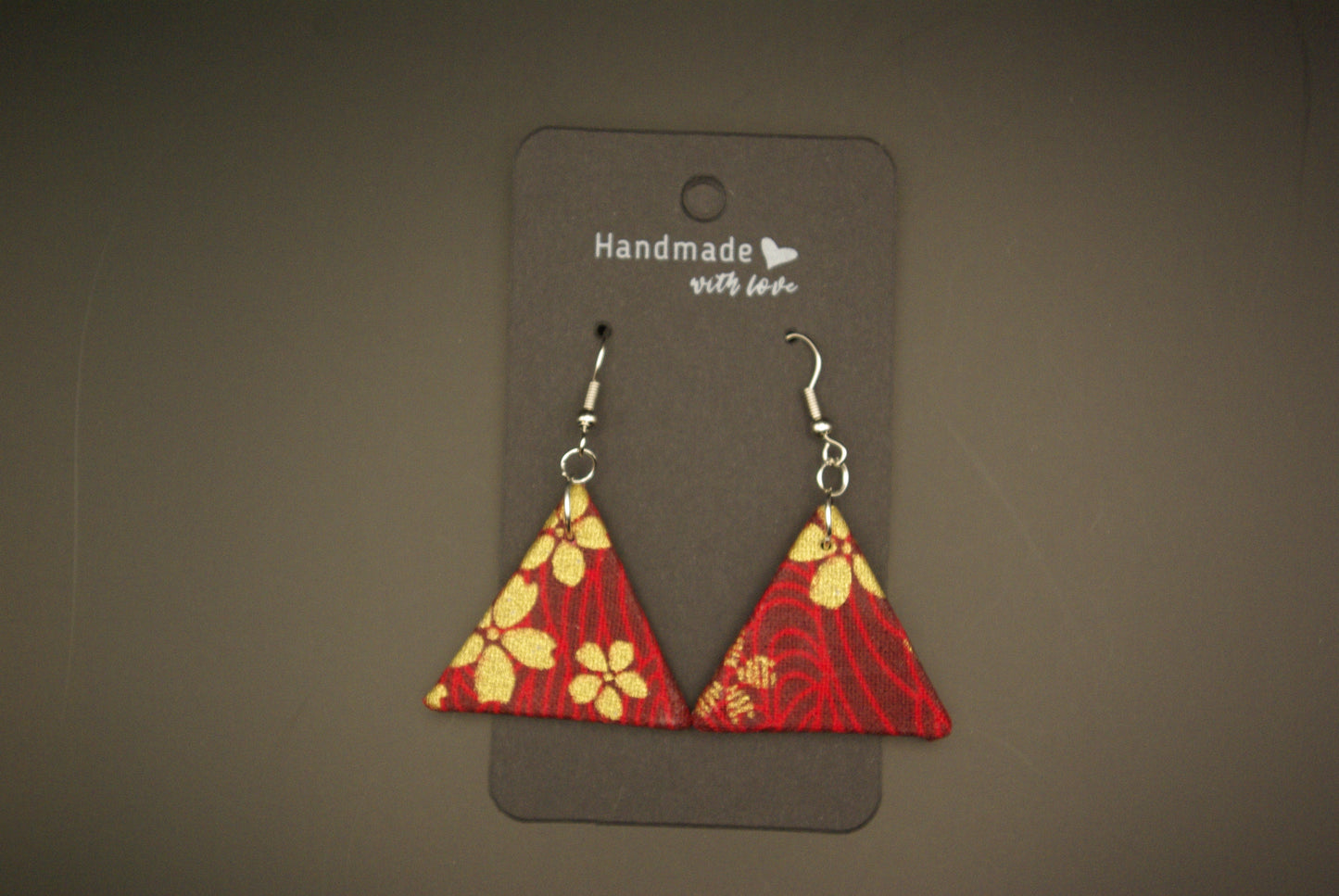 Boucle d'oreille triangle