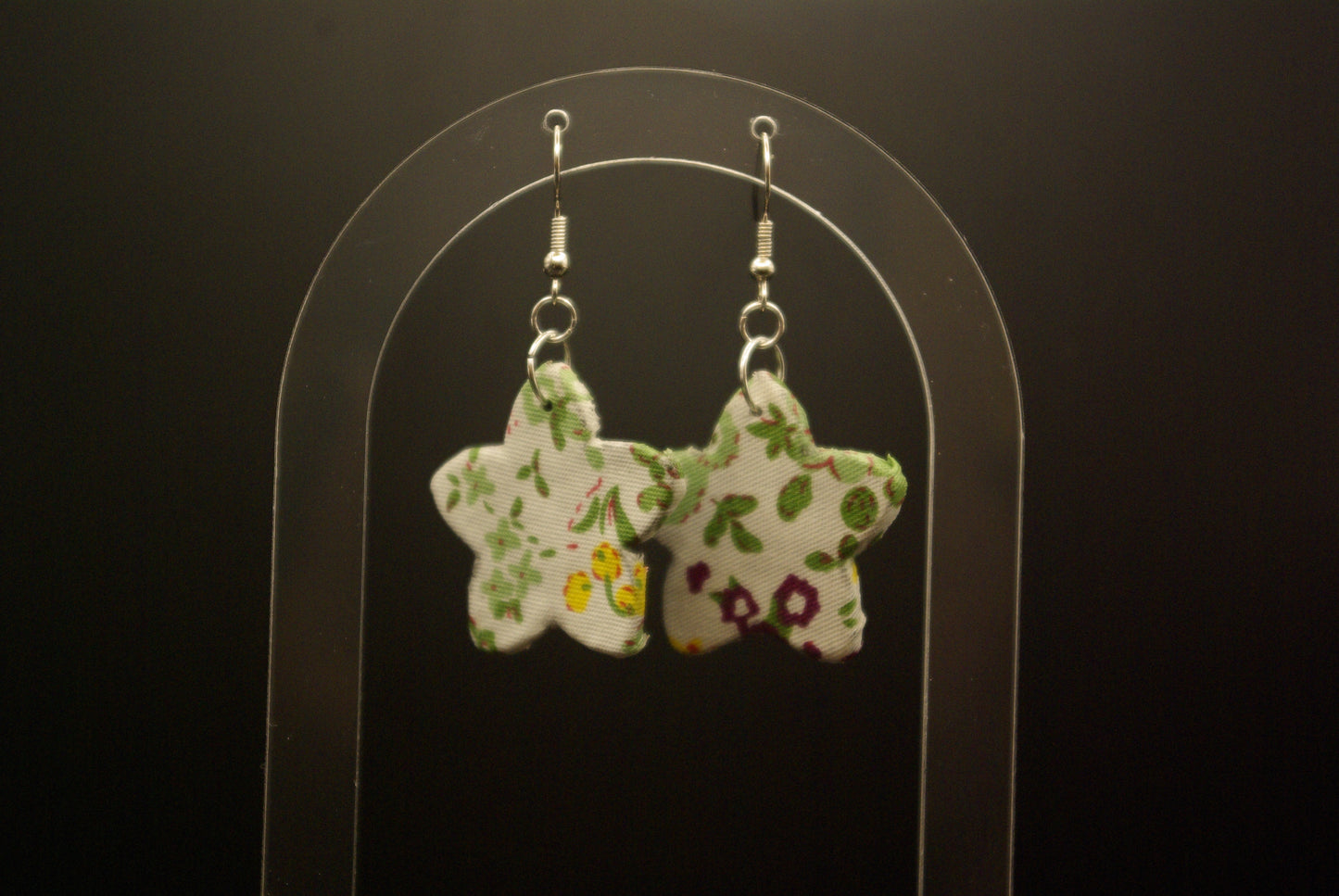 Boucle d'oreille fleur