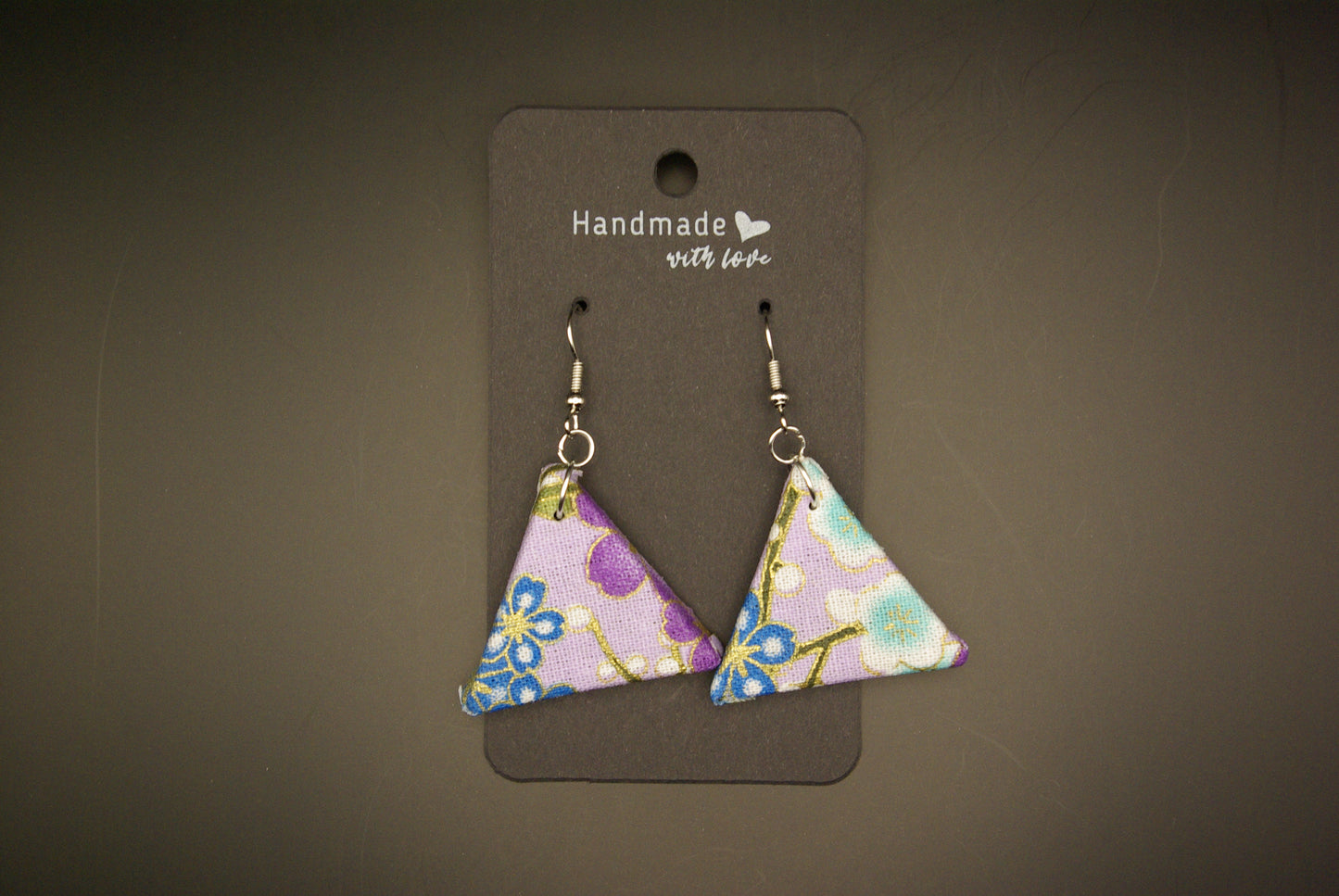 Boucle d'oreille triangle