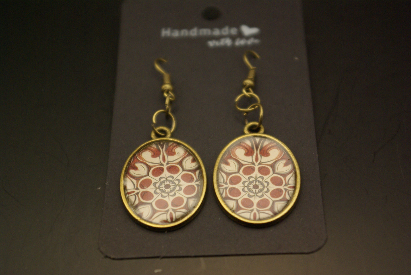 Boucle d'oreille en époxy