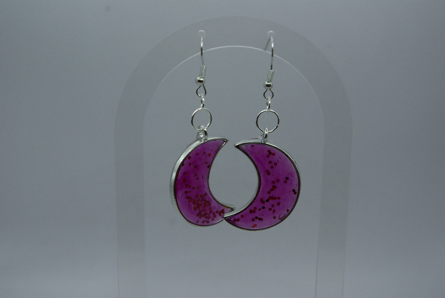 Boucle d'oreille en époxy
