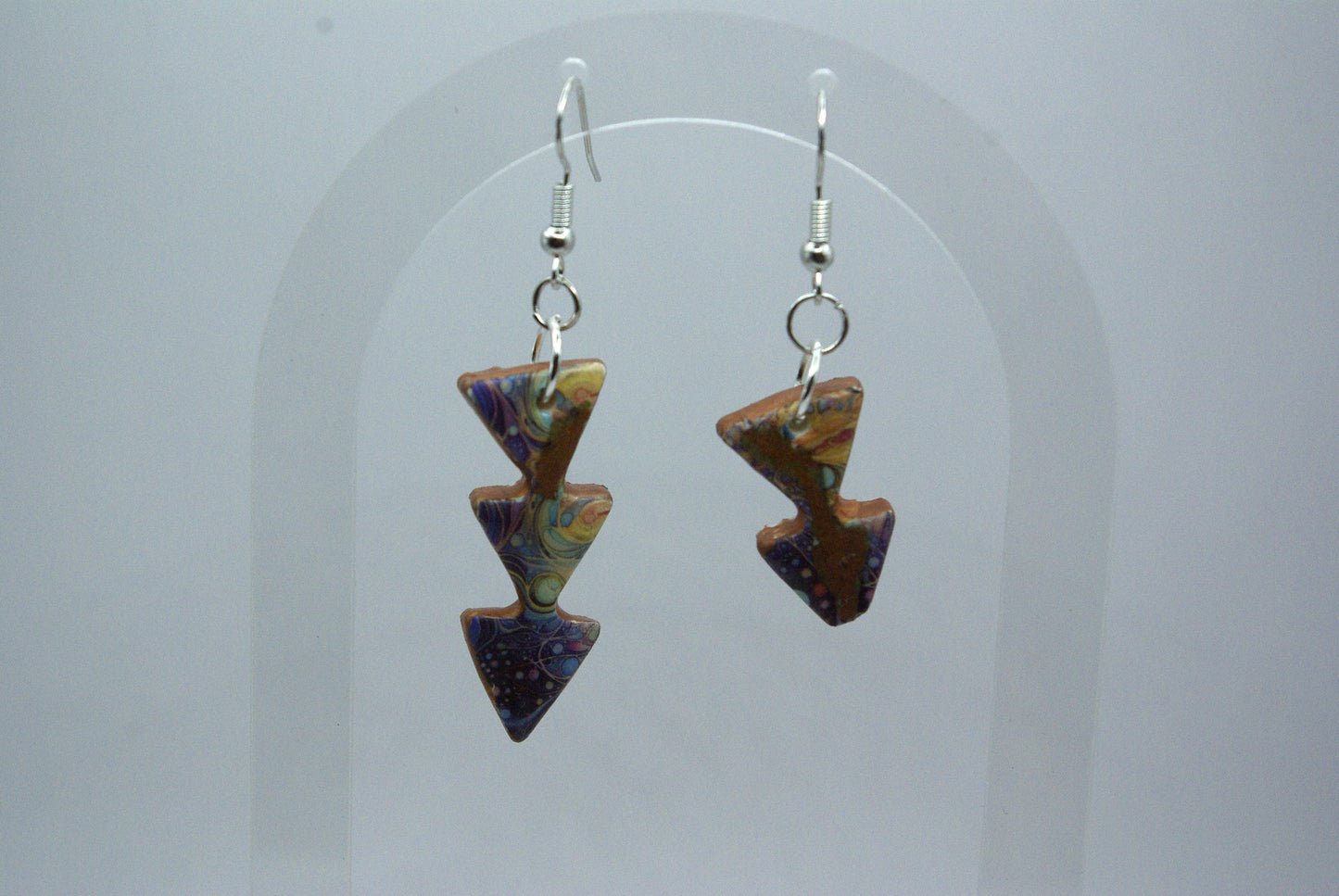 Boucle d'oreille en céramique