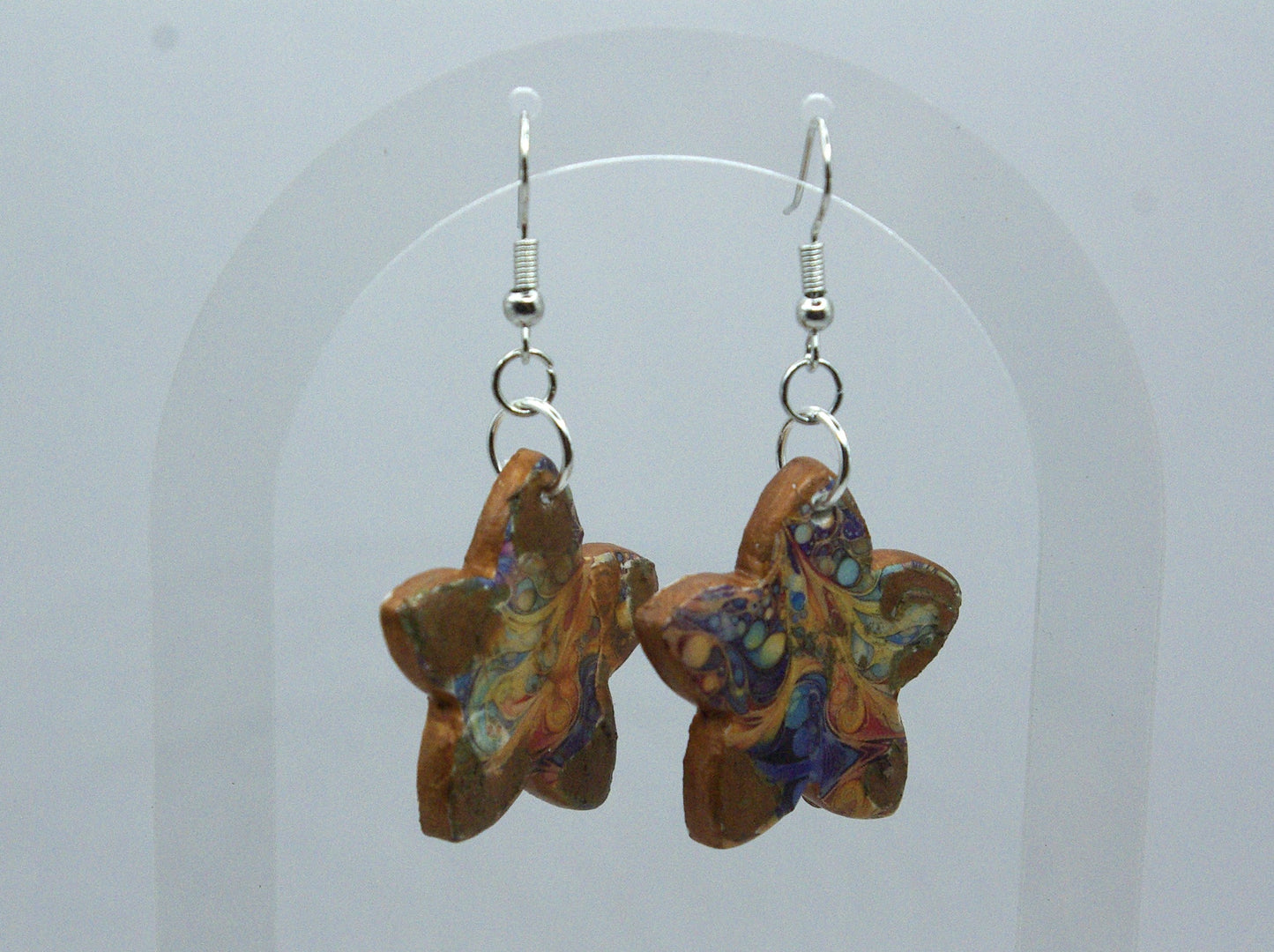 Boucle d'oreille en céramique