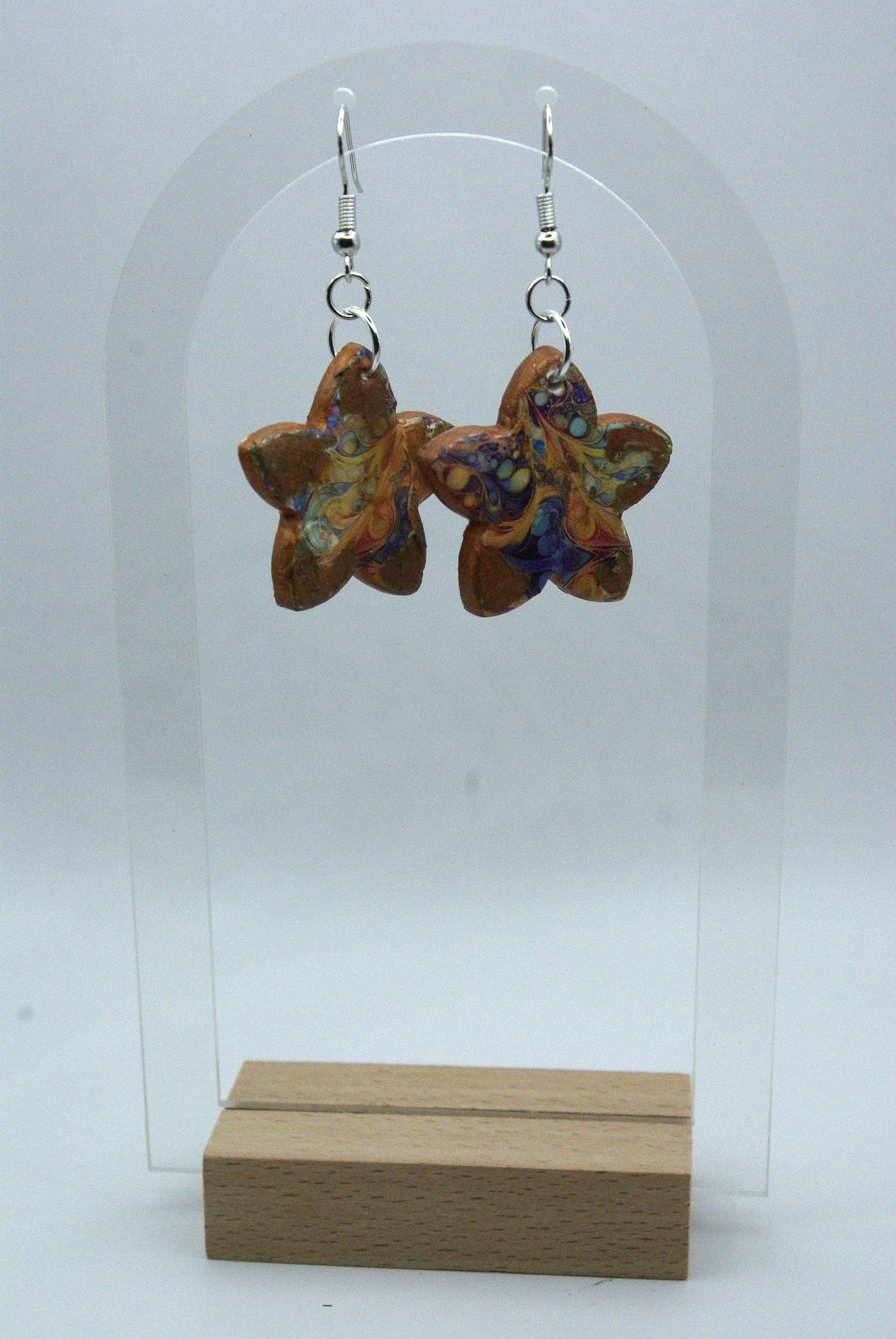 Boucle d'oreille en céramique