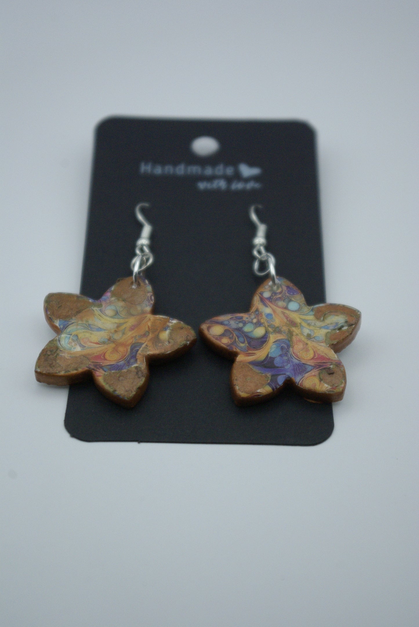 Boucle d'oreille en céramique
