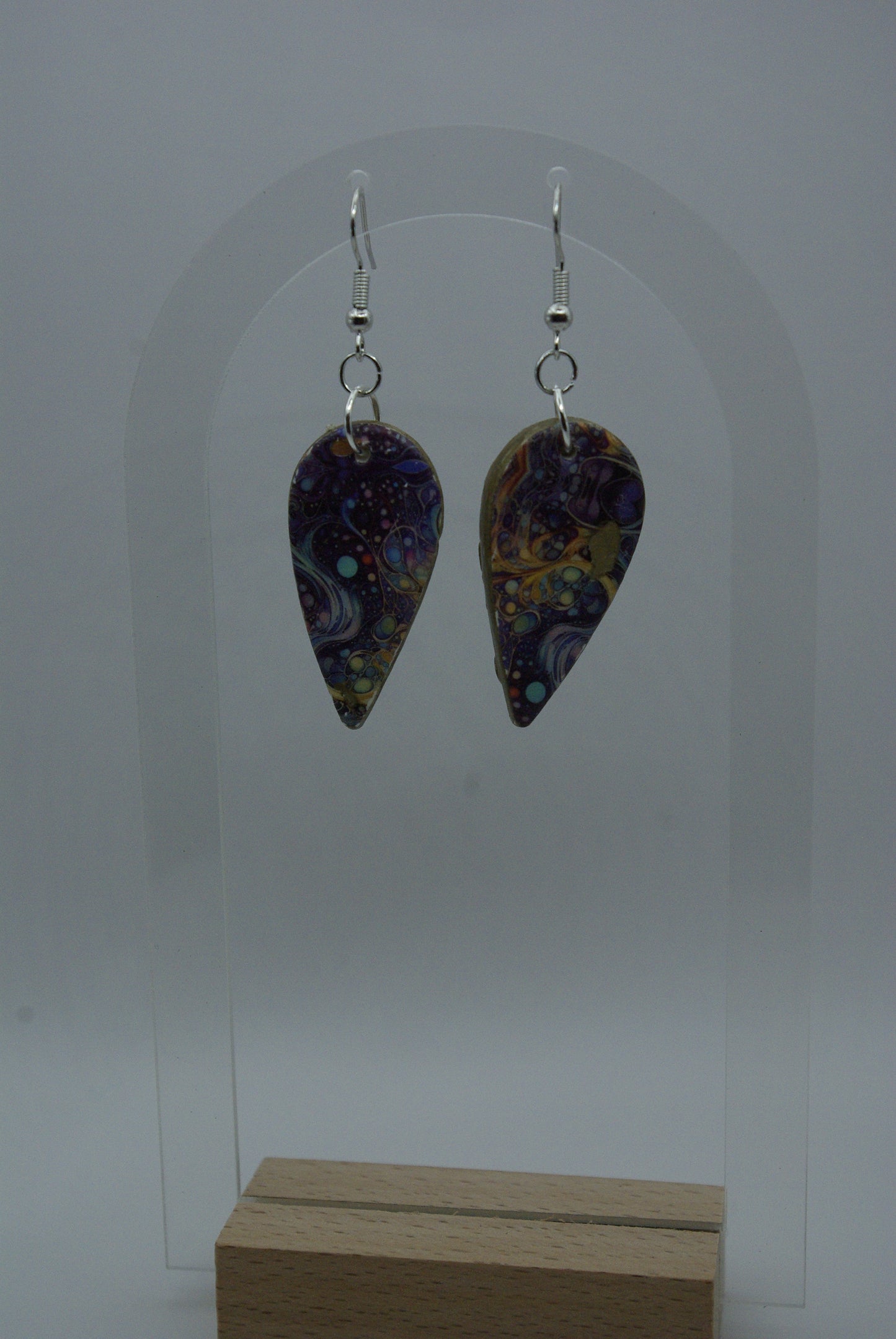 Boucle d'oreille en céramique