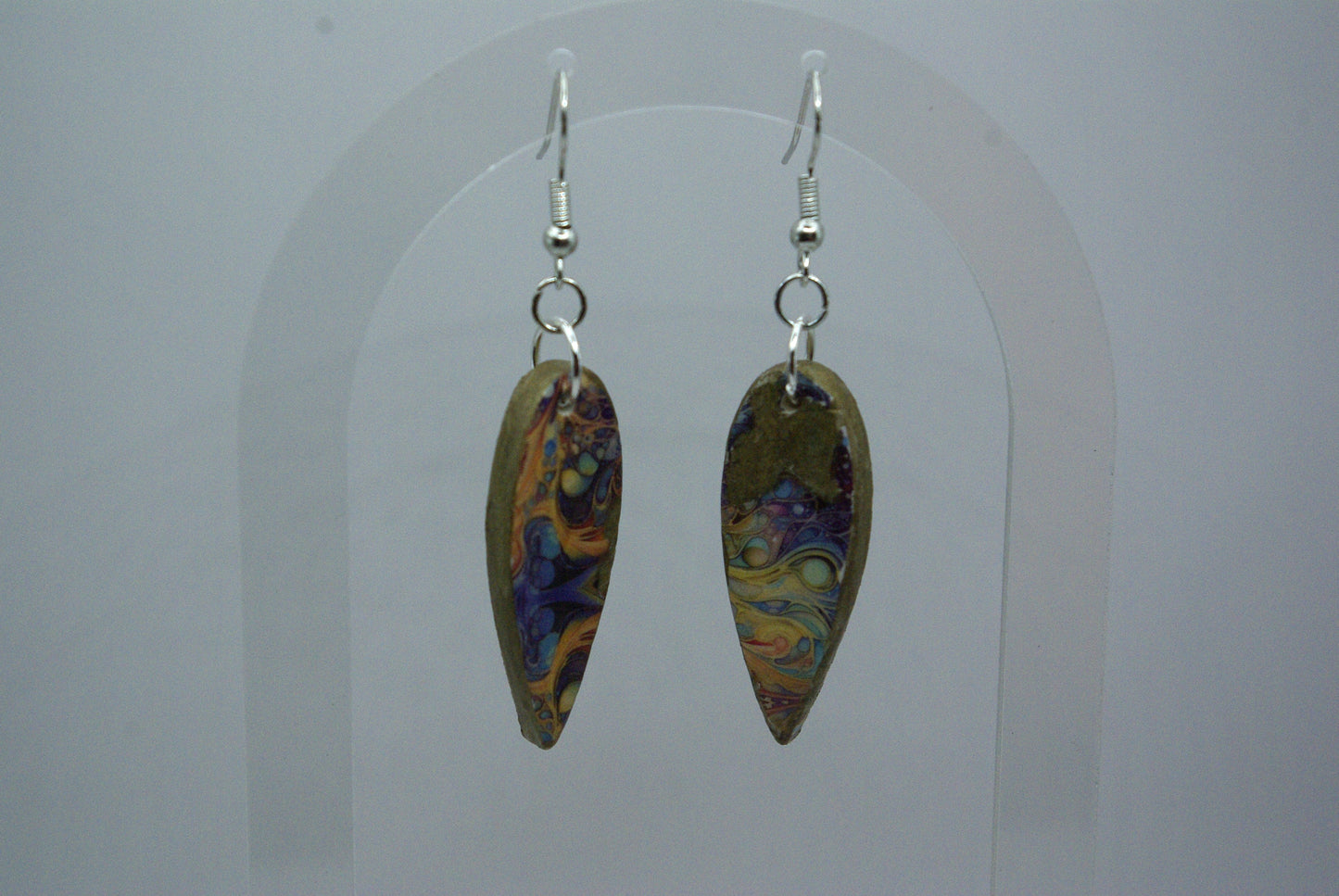 Boucle d'oreille en céramique