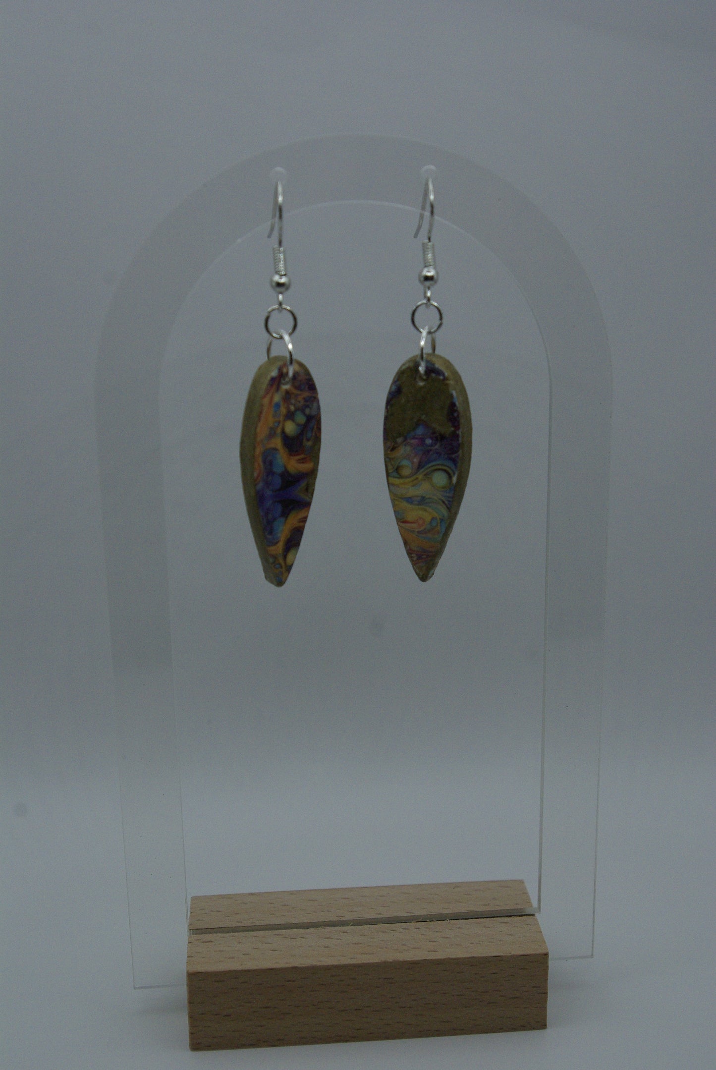 Boucle d'oreille en céramique