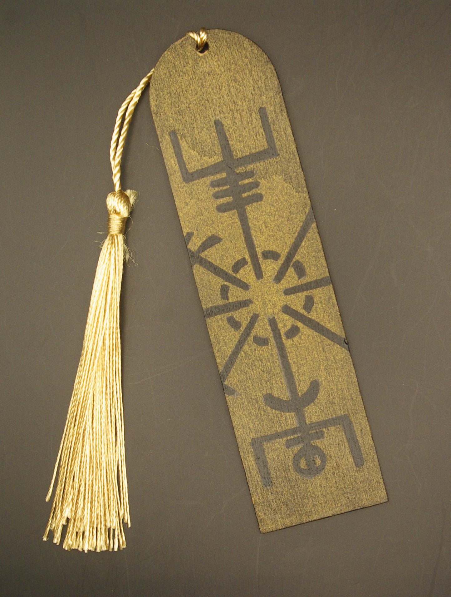 Marque Page en bois runes