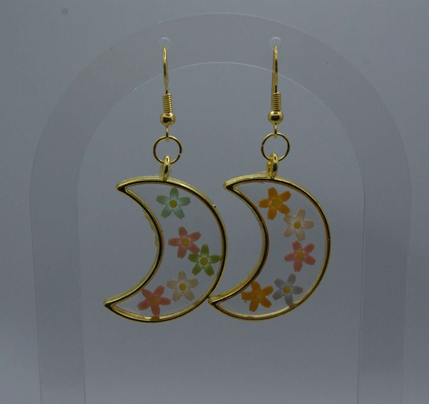 Boucle d'oreille en époxy