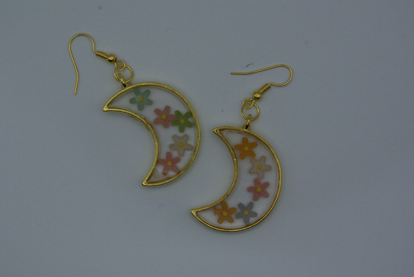 Boucle d'oreille en époxy