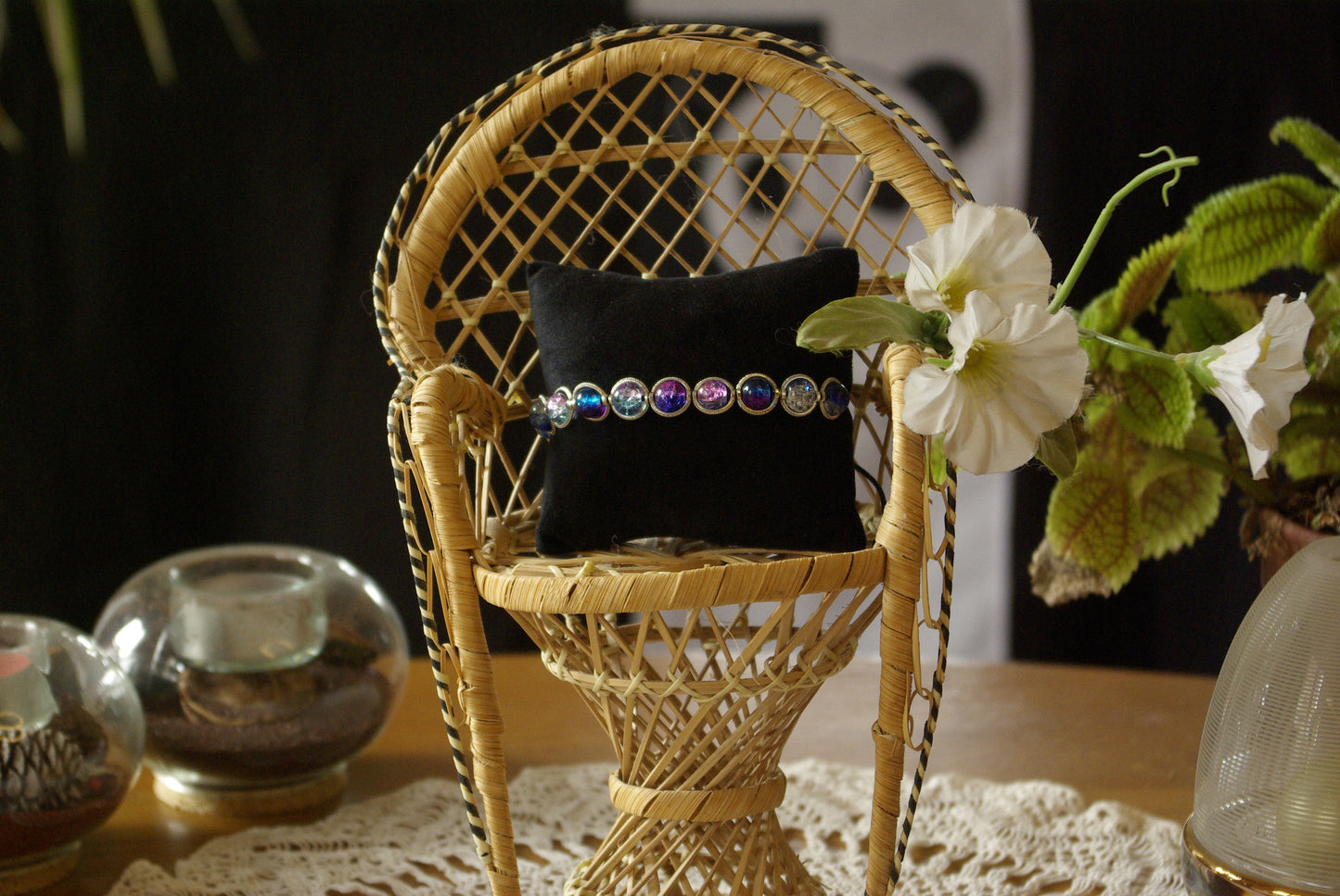 Bracelet en perles de verre