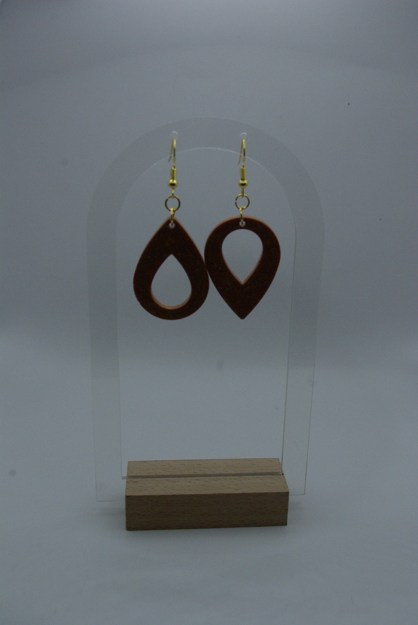 Boucle d'oreille en époxy