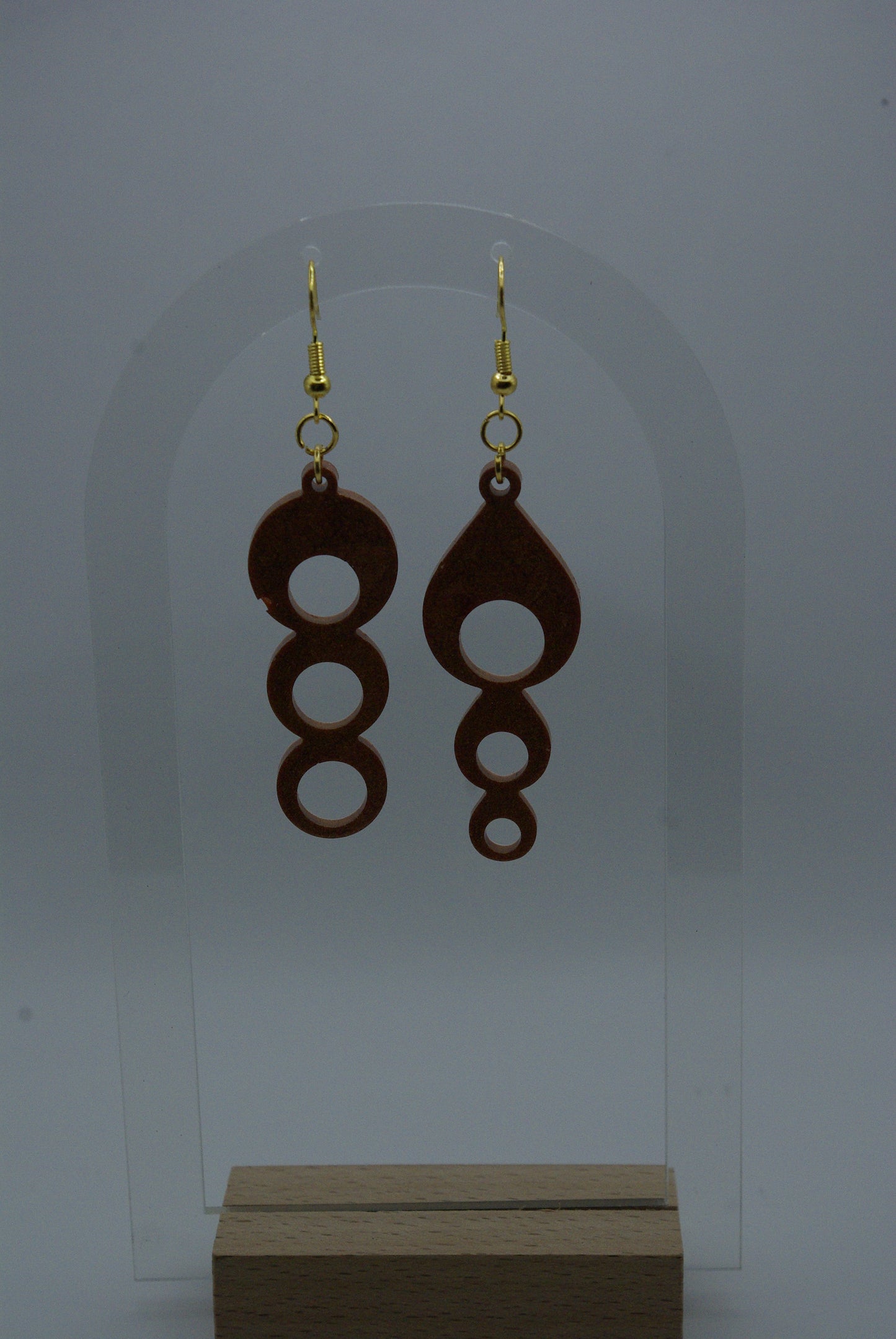 Boucle d'oreille en époxy