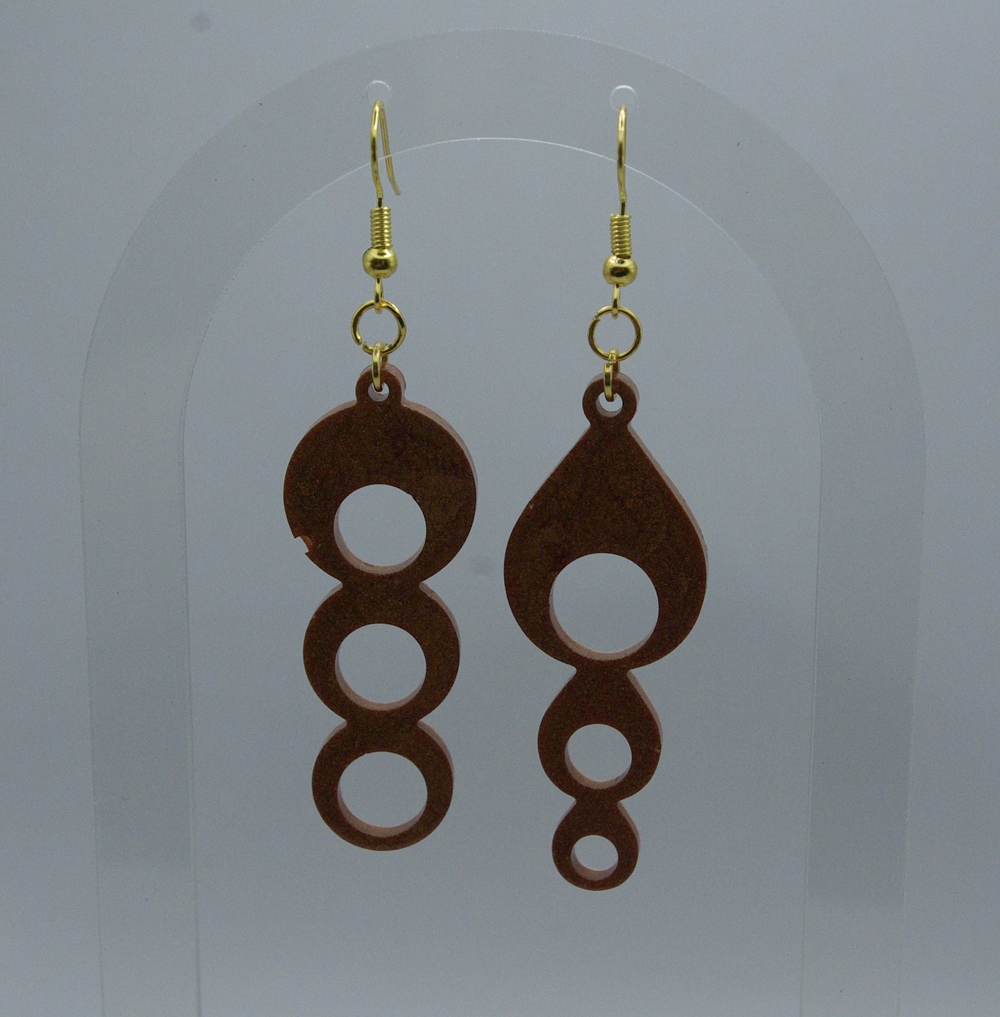 Boucle d'oreille en époxy
