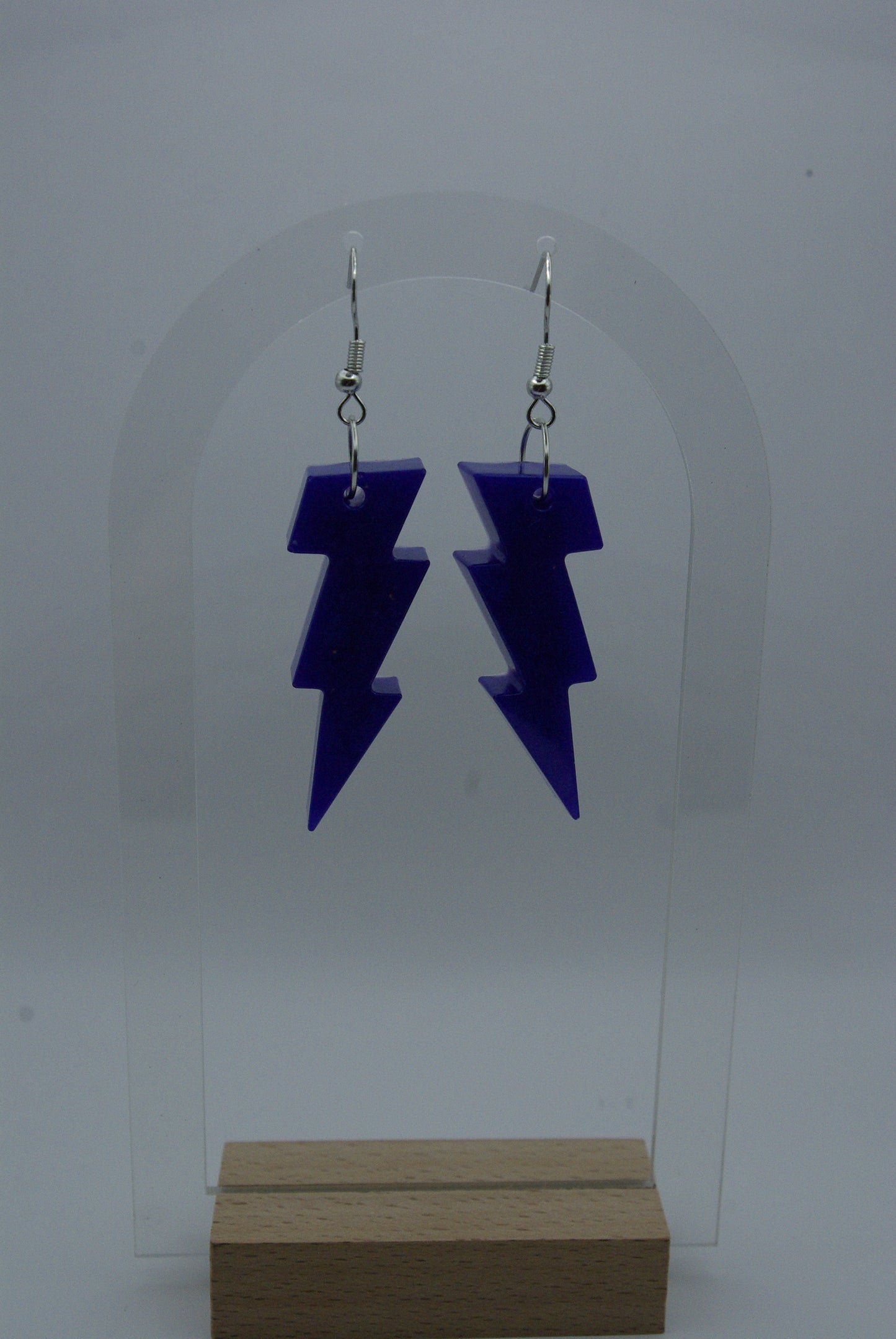 Boucle d'oreille en époxy
