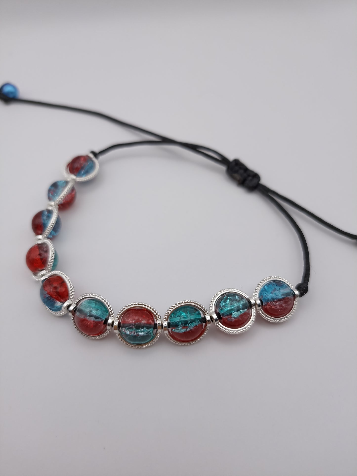 Bracelet en perles de verre