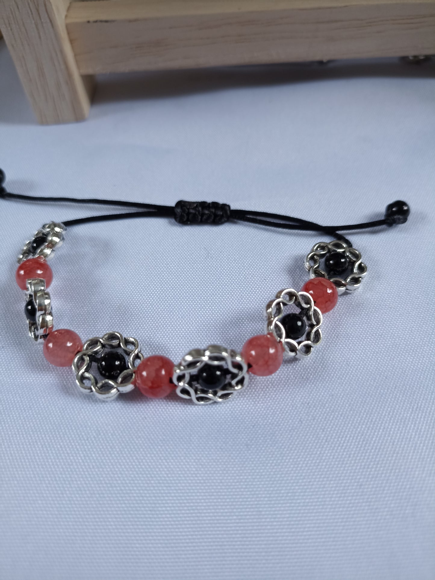 Bracelet en perles de pierres naturelles
