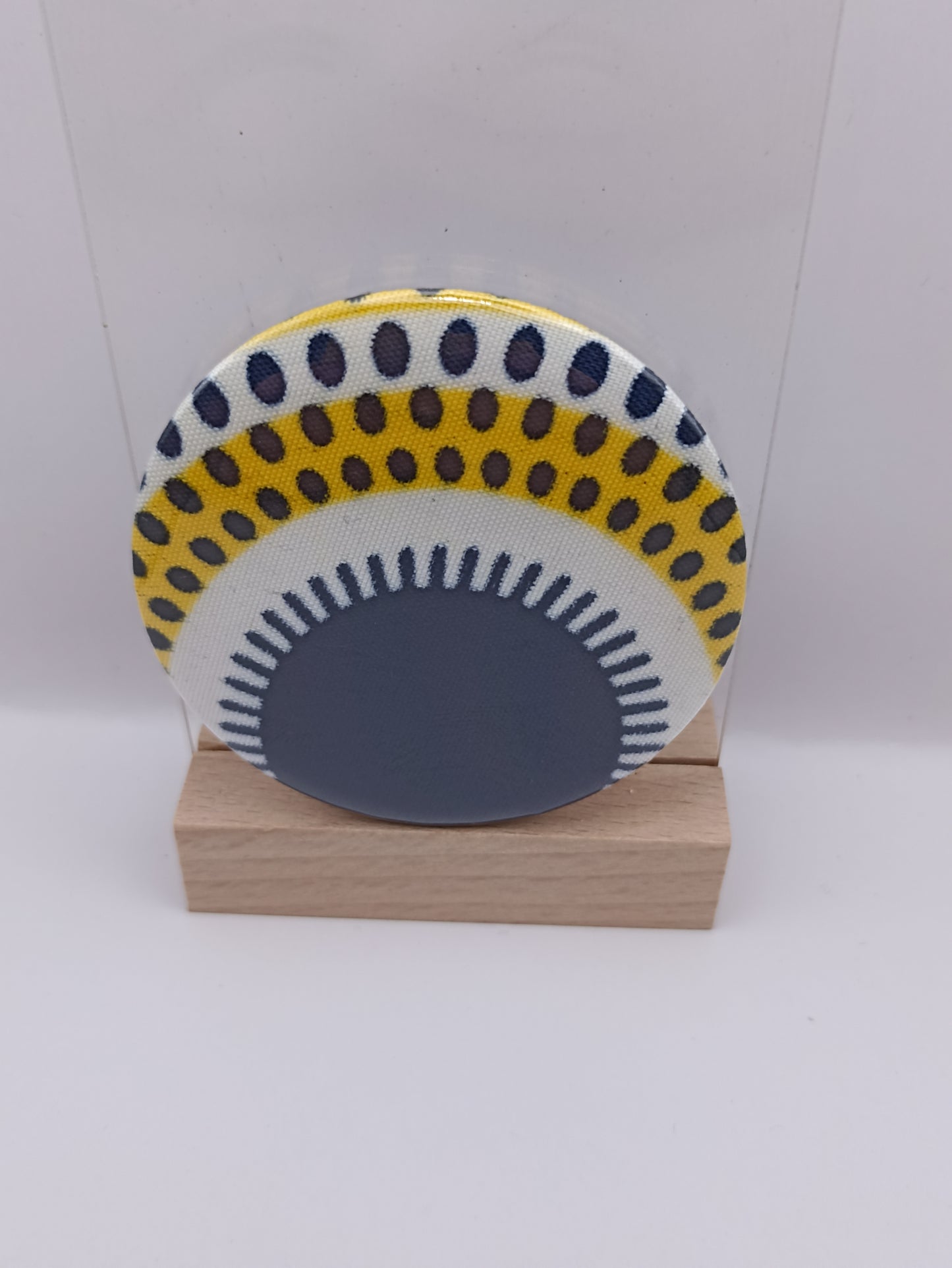 Miroir de poche - tissus wax