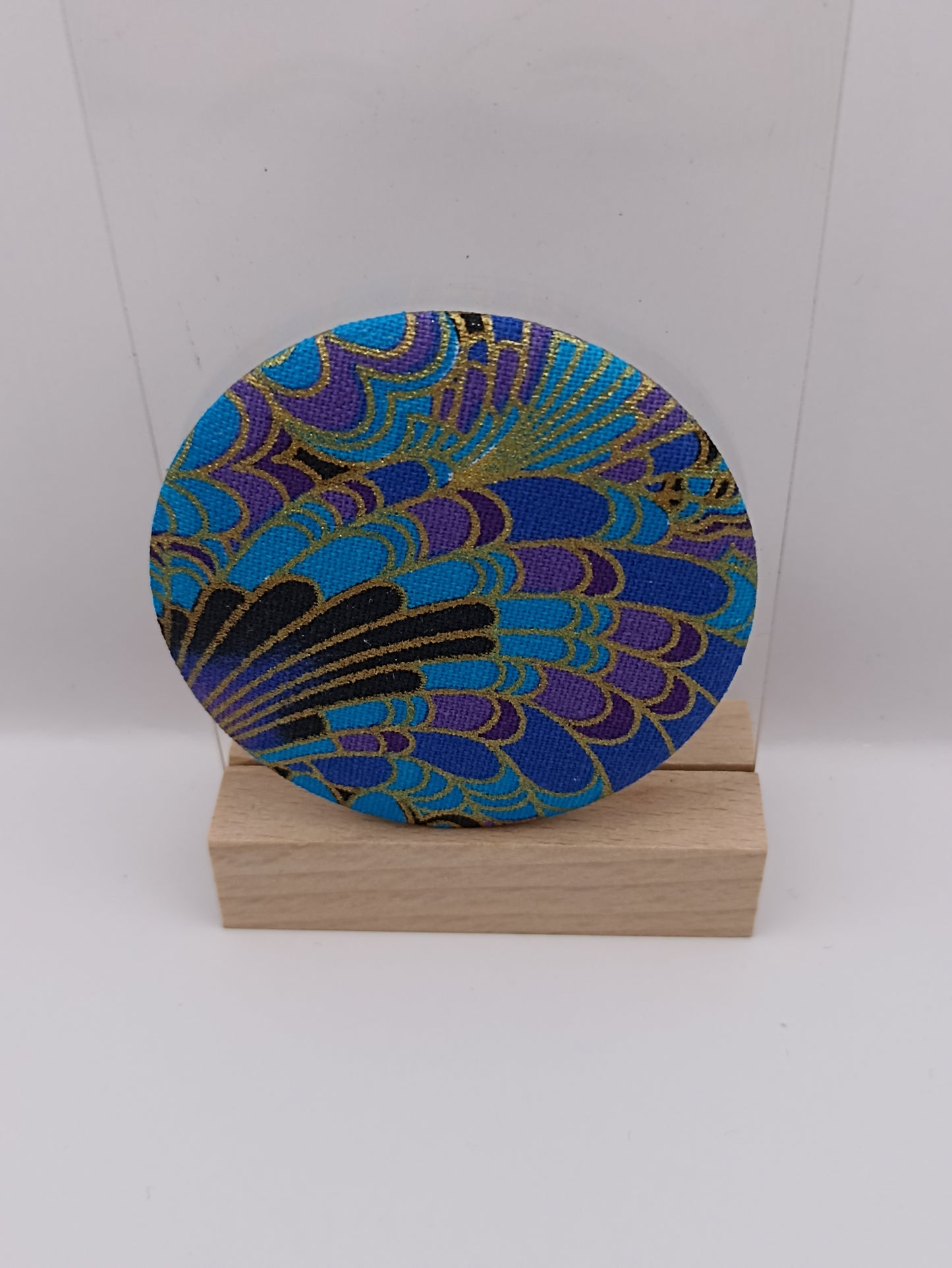 Miroir de poche - tissus japonais avec motifs