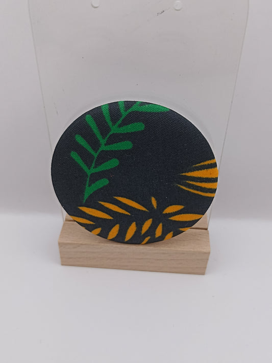 Miroir de poche - tissus wax