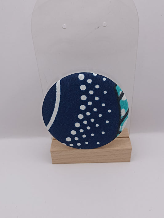 Miroir de poche - tissus wax