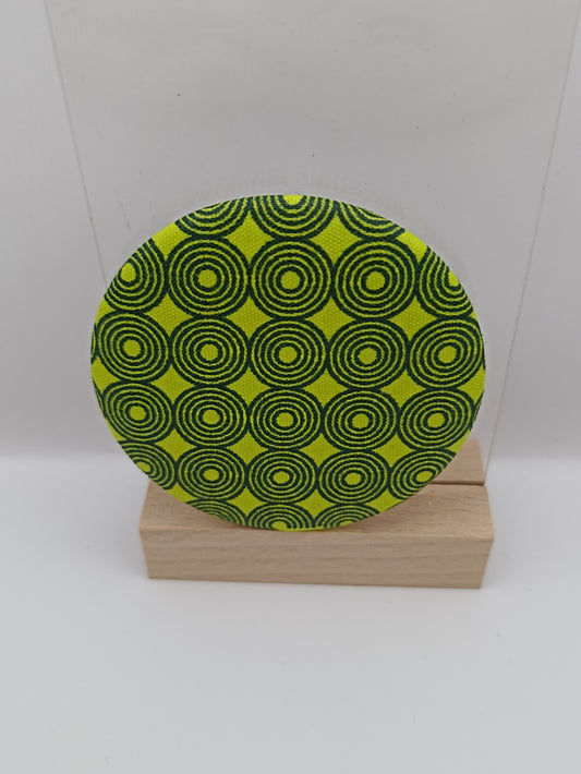 Miroir de poche - tissus wax