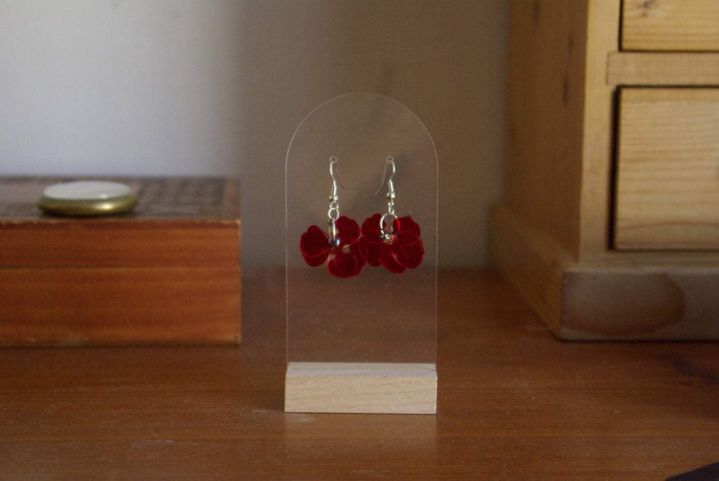 Boucle d'oreille Fleur