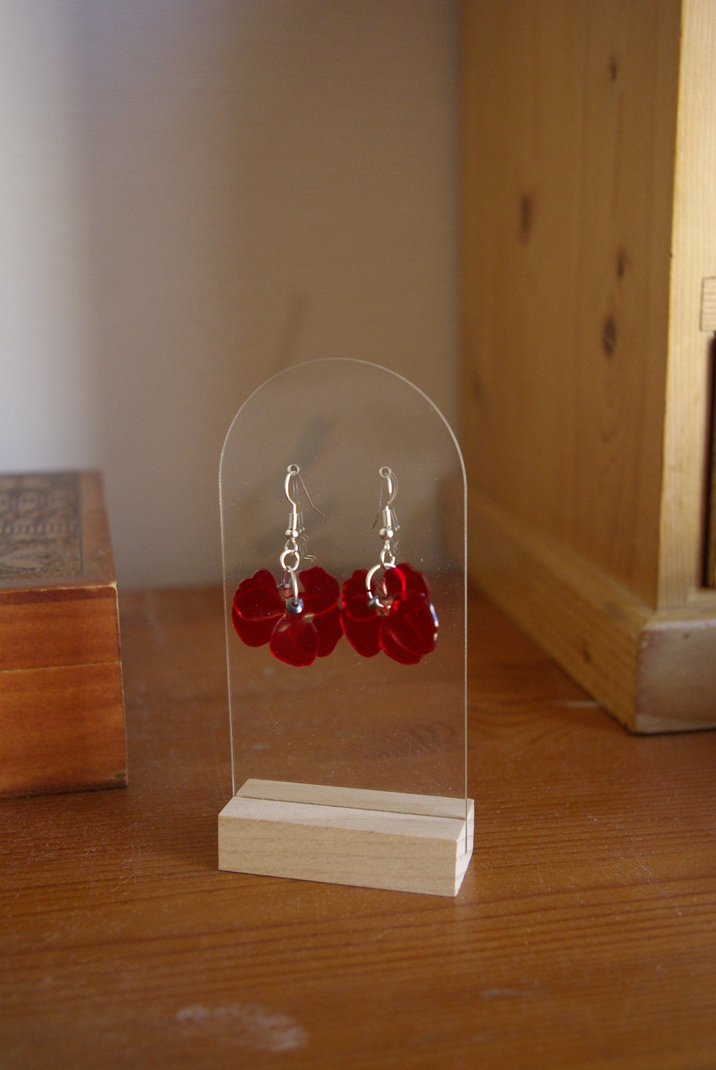 Boucle d'oreille Fleur
