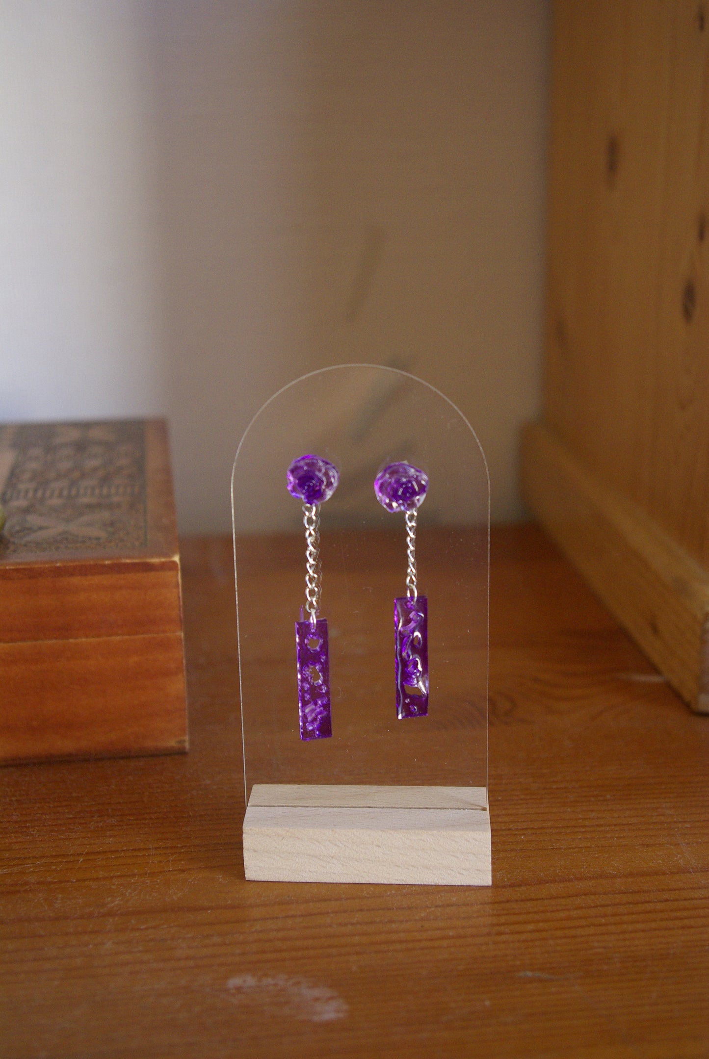 Boucle d'oreille Collection Rose