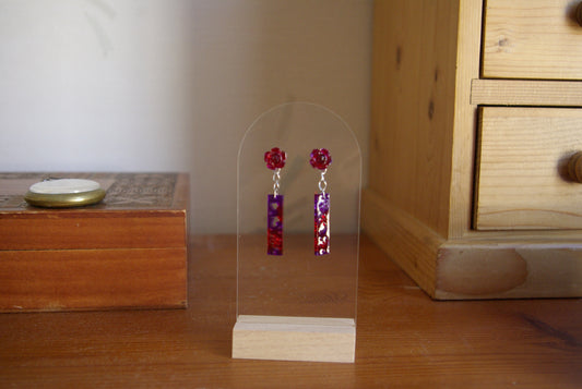 Boucle d'oreille Collection Rose