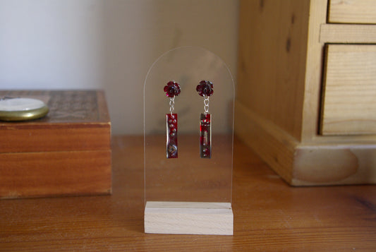 Boucle d'oreille Collection Rose