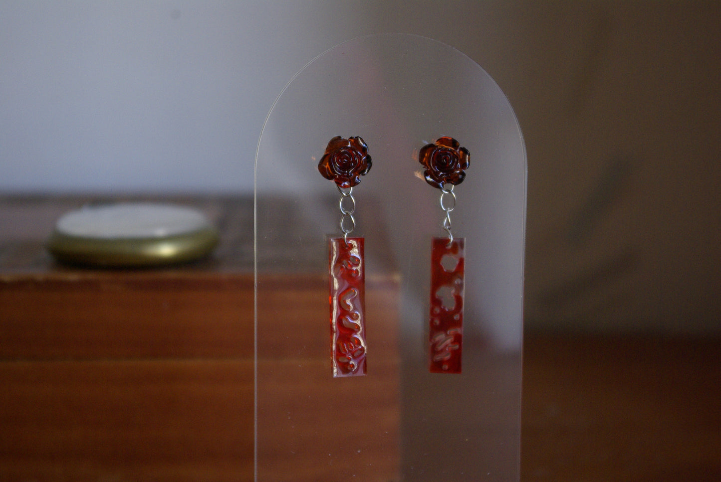 Boucle d'oreille Collection Rose