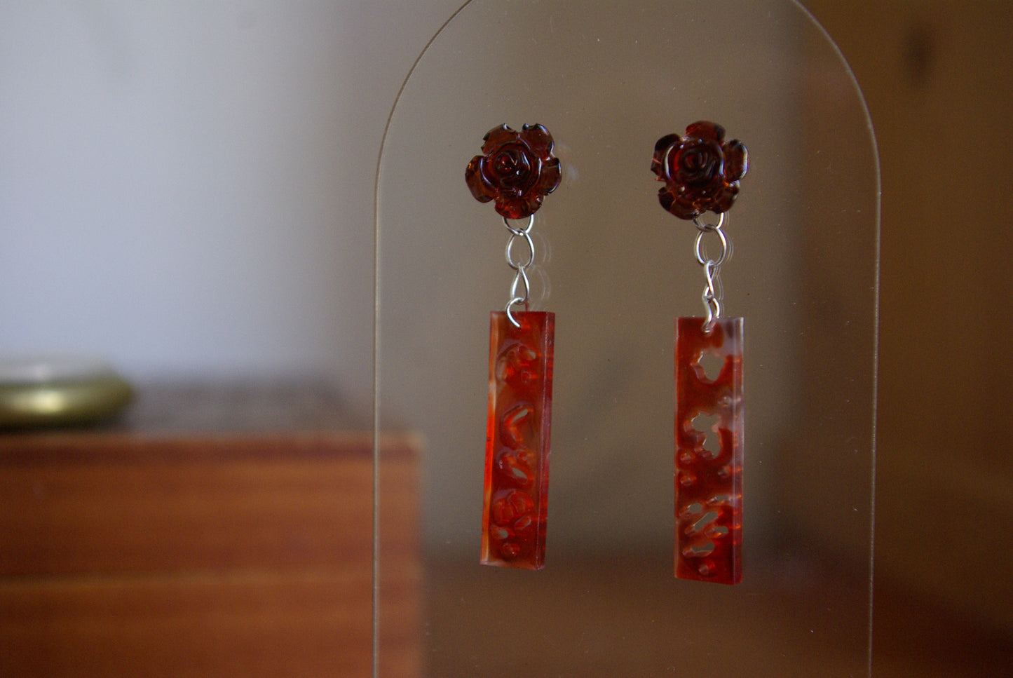 Boucle d'oreille Collection Rose