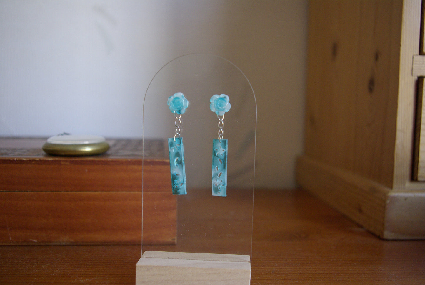 Boucle d'oreille Collection Rose