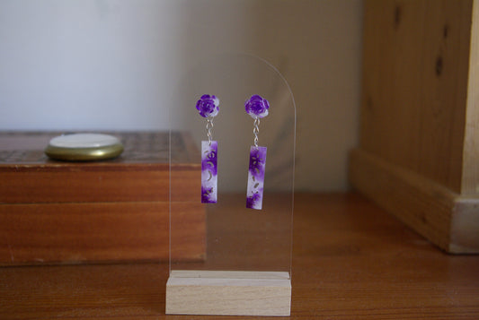 Boucle d'oreille Collection Rose